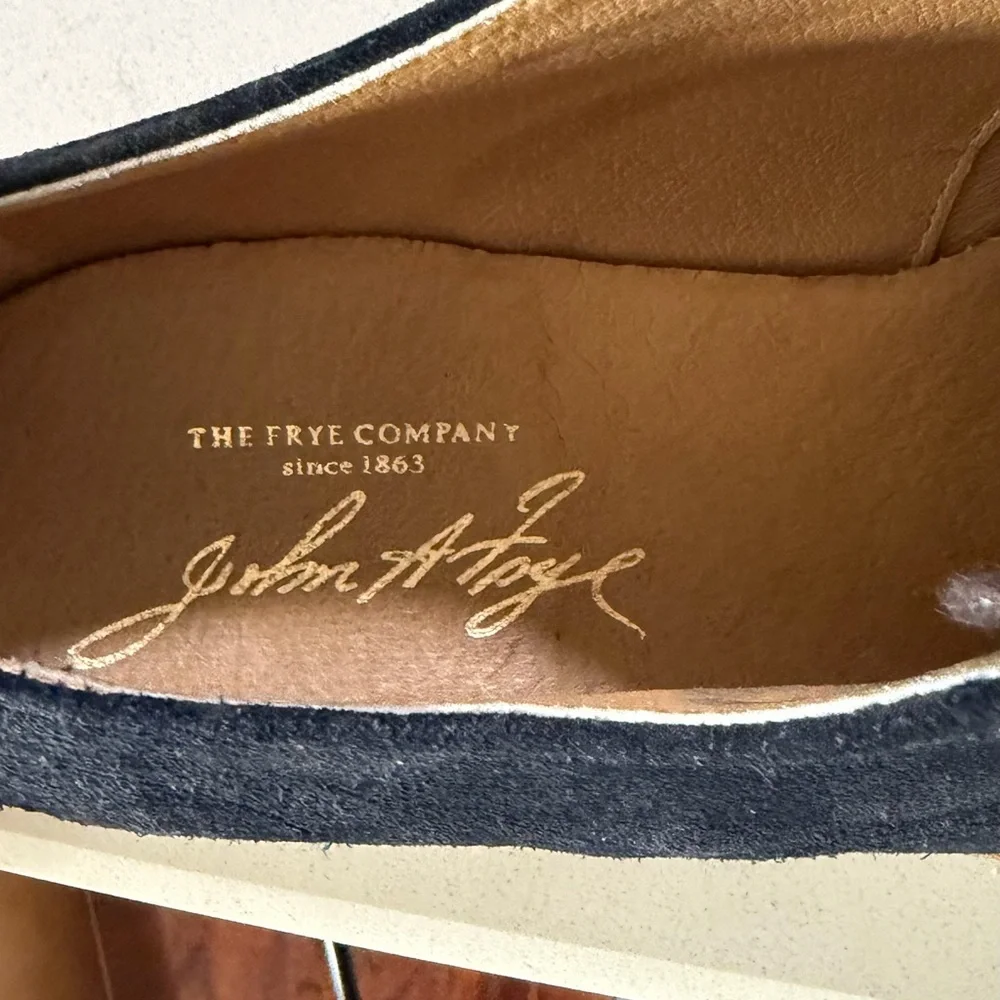 FRYE BLUE SUEDE OXFORDS Size MEN 11D - Picture 8 of 9
